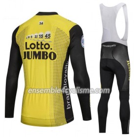 Tenue Maillot M/L + Collant à Bretelles 2018 LottoNL-Jumbo N001